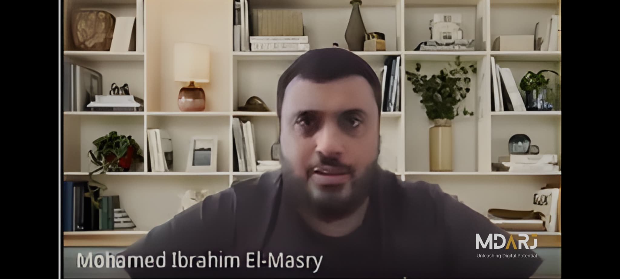 Dr. Mohamed Ibrahim El-Masry introducing MDARJ